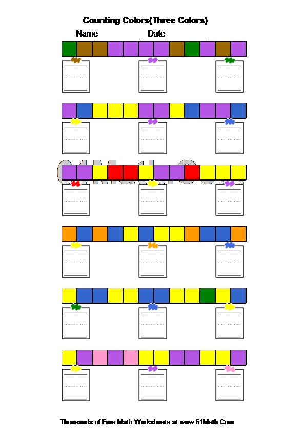 Counting Colors(Three Colors)