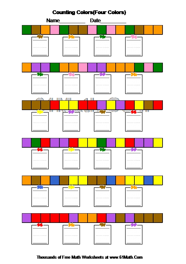 Counting Colors(Four Colors)